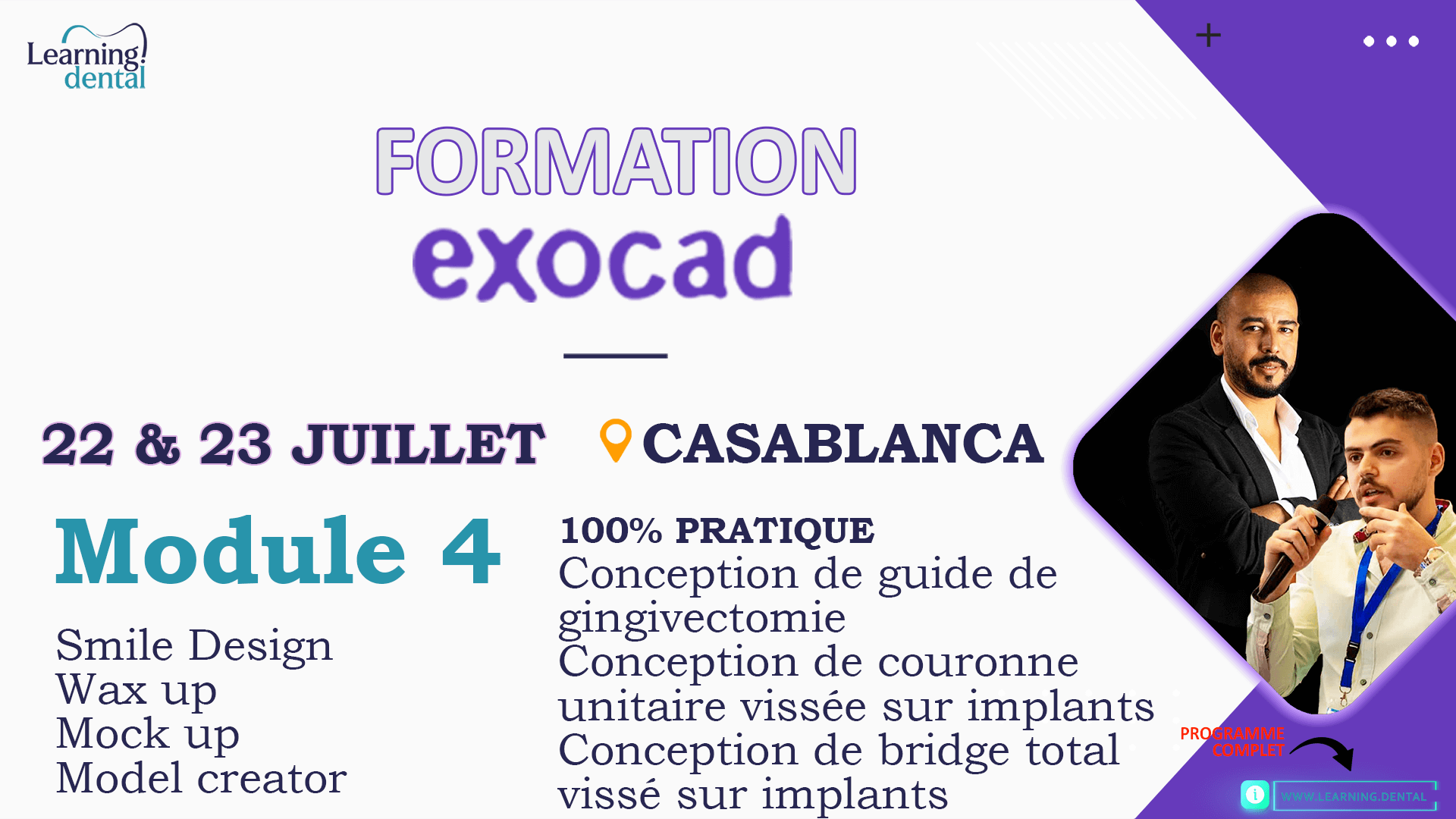 Formation exocad module expert