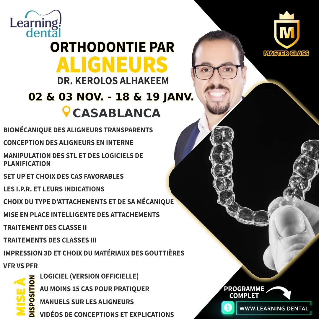 Formation d’orthodontie par aligneurs