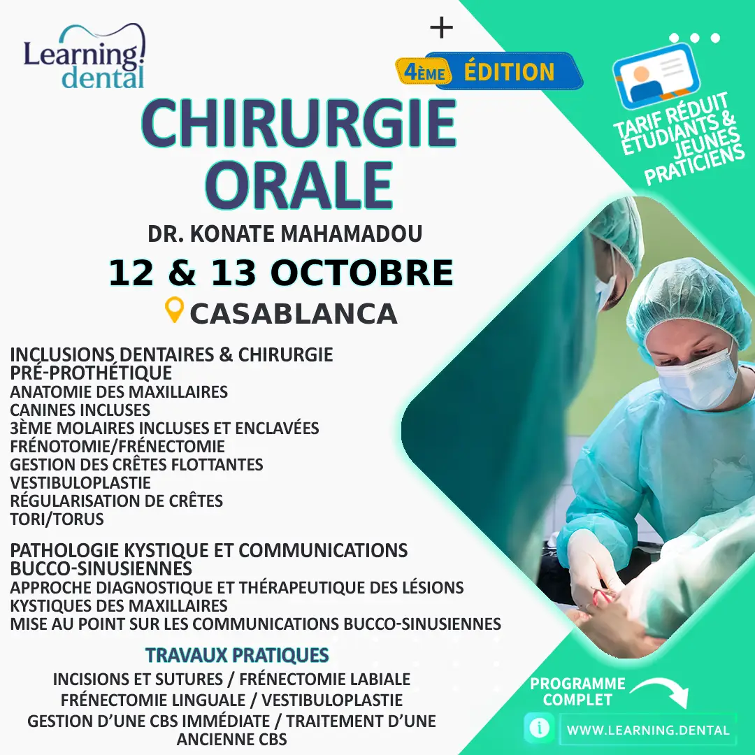 Formation en chirurgie orale