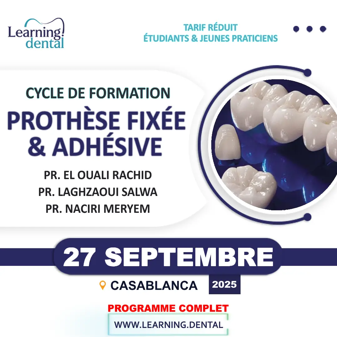 Cycle de formation en prothèse fixée