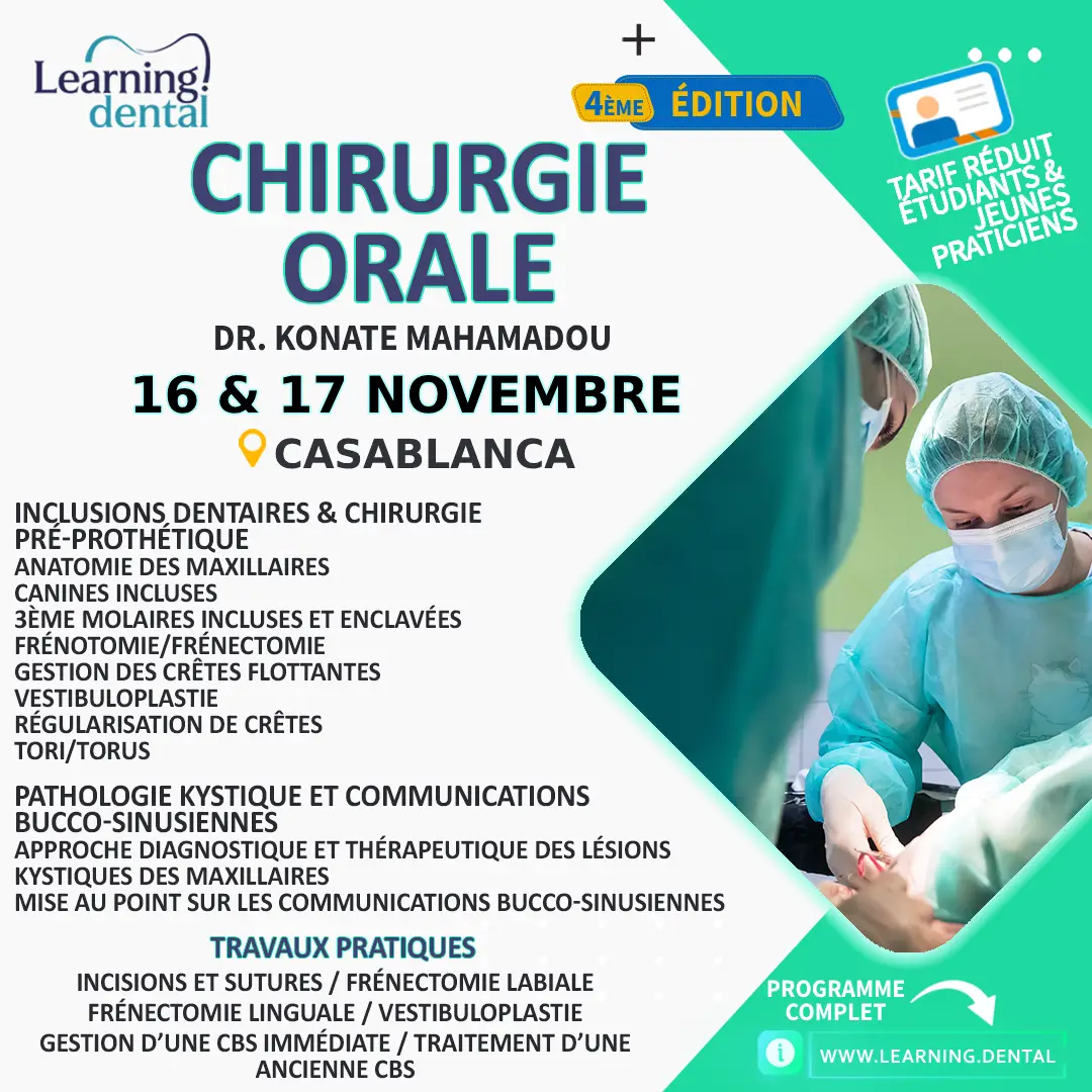 Formation en chirurgie orale