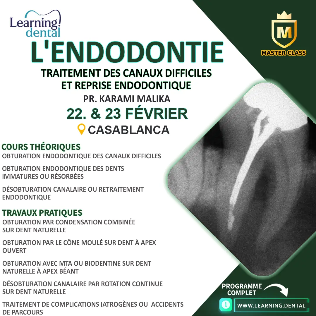 Endodontie Reprise endodontique