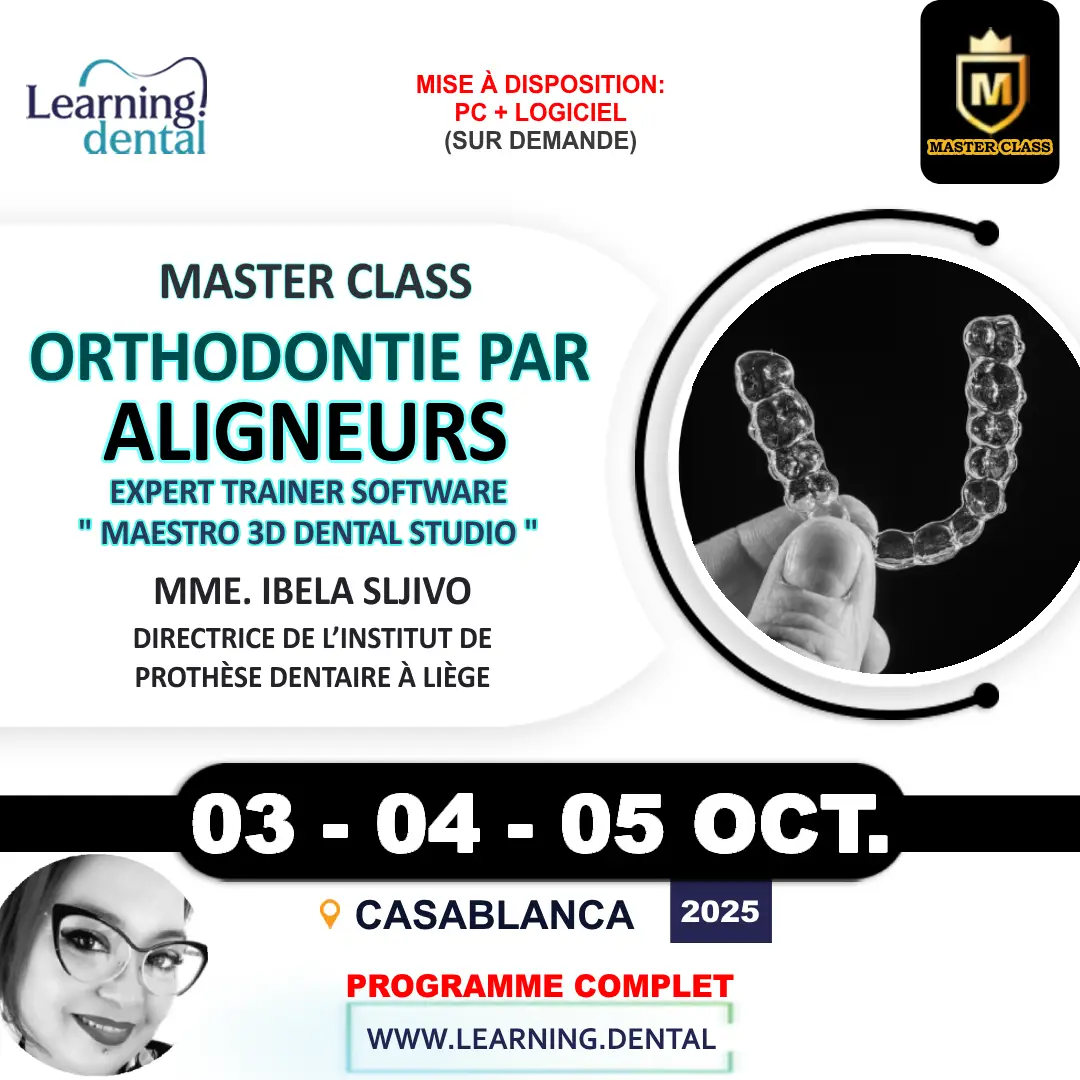 Formation d'orthodontie par aligneurs
