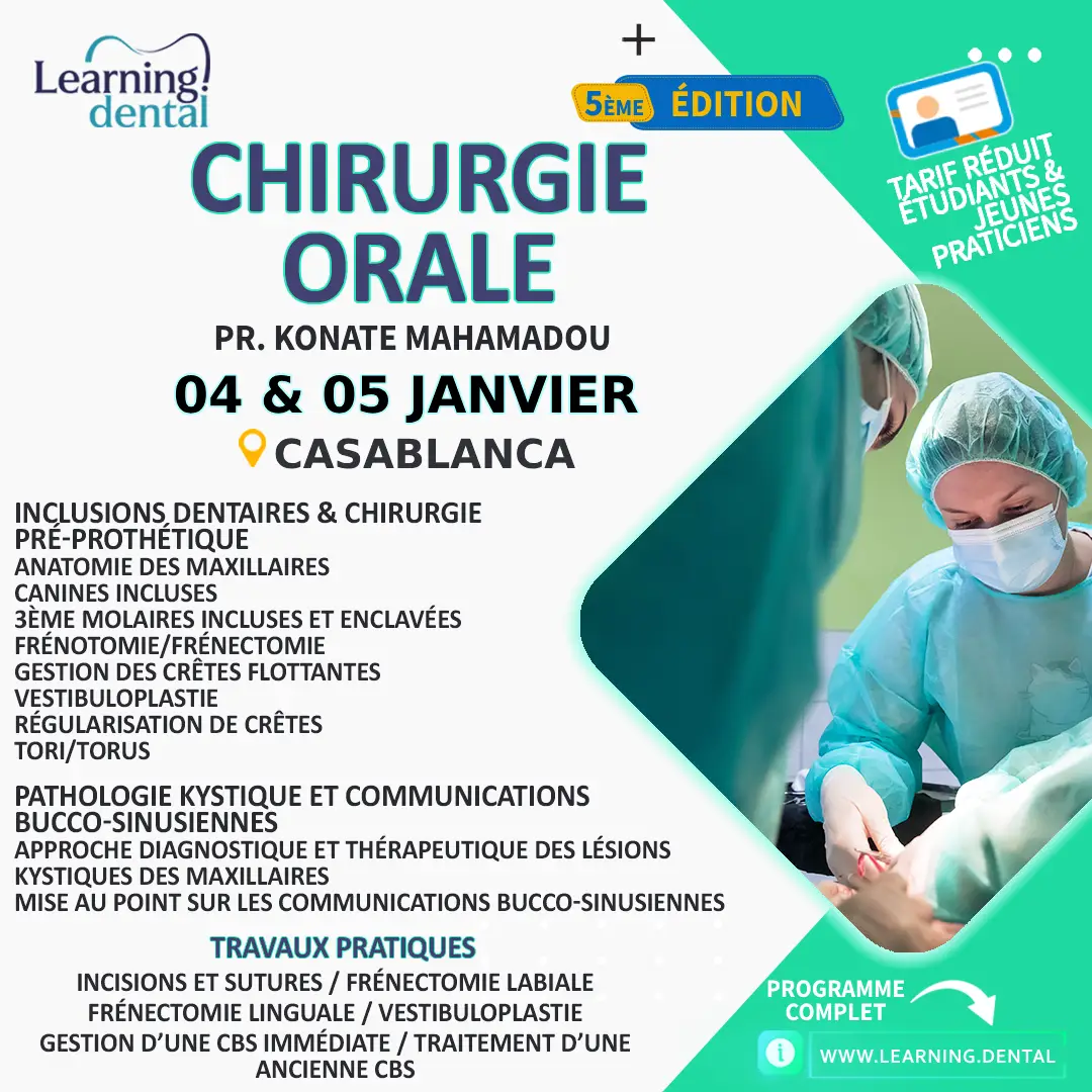 Formation en chirurgie orale