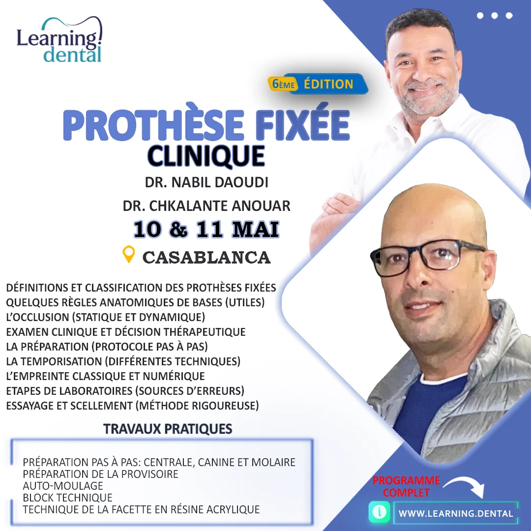 Formation en prothèse fixée clinique