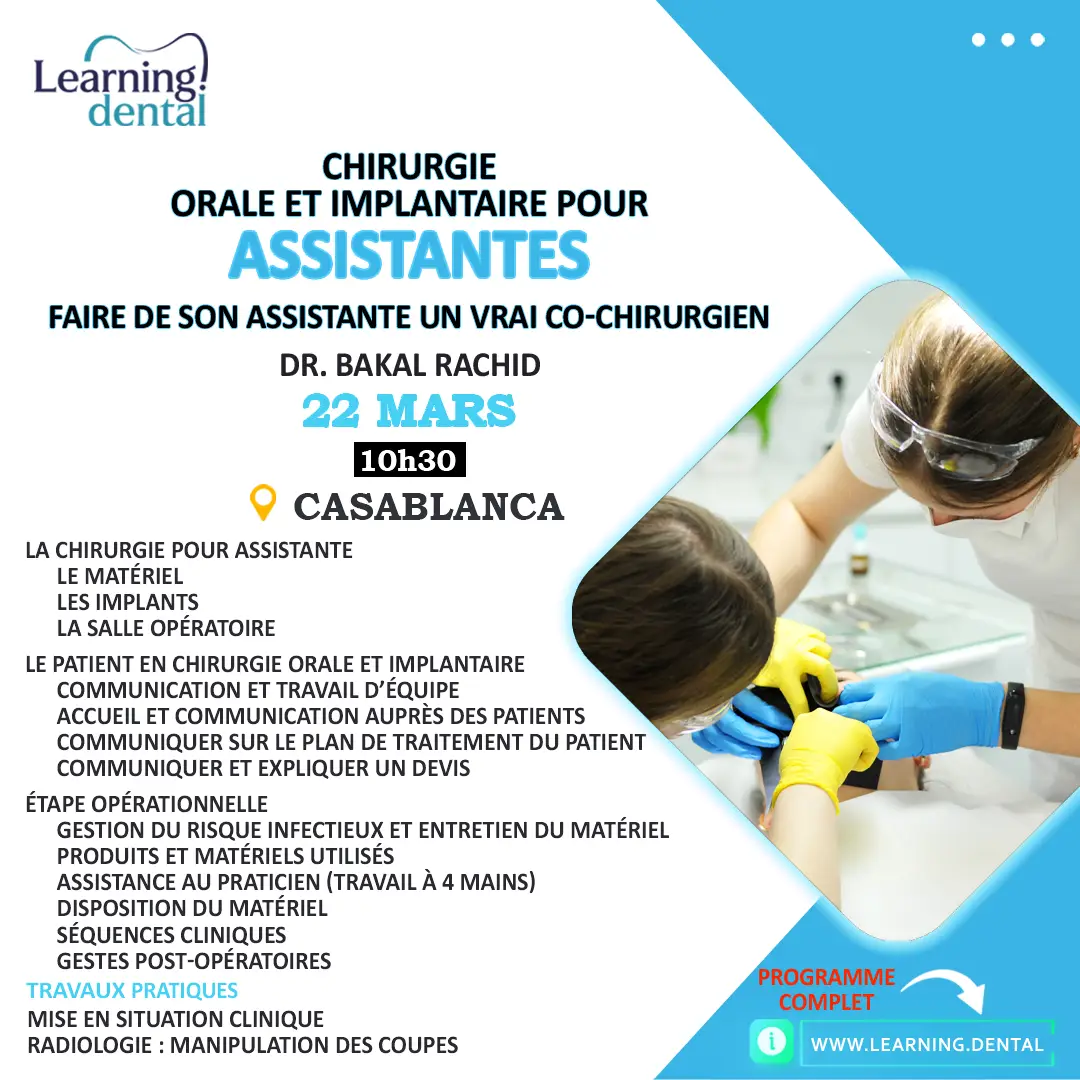 formation assistantes dentaires