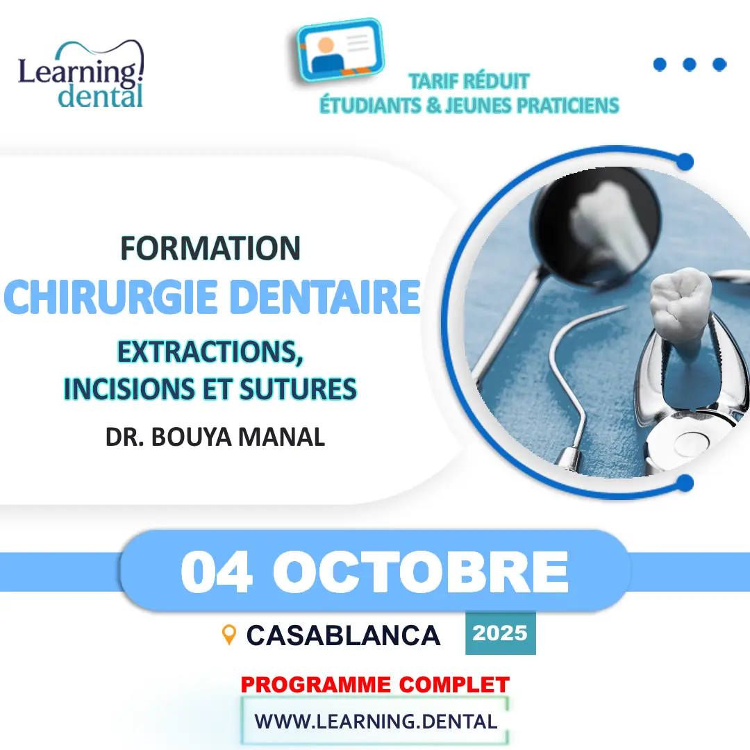 Extractions, incisions et sutures