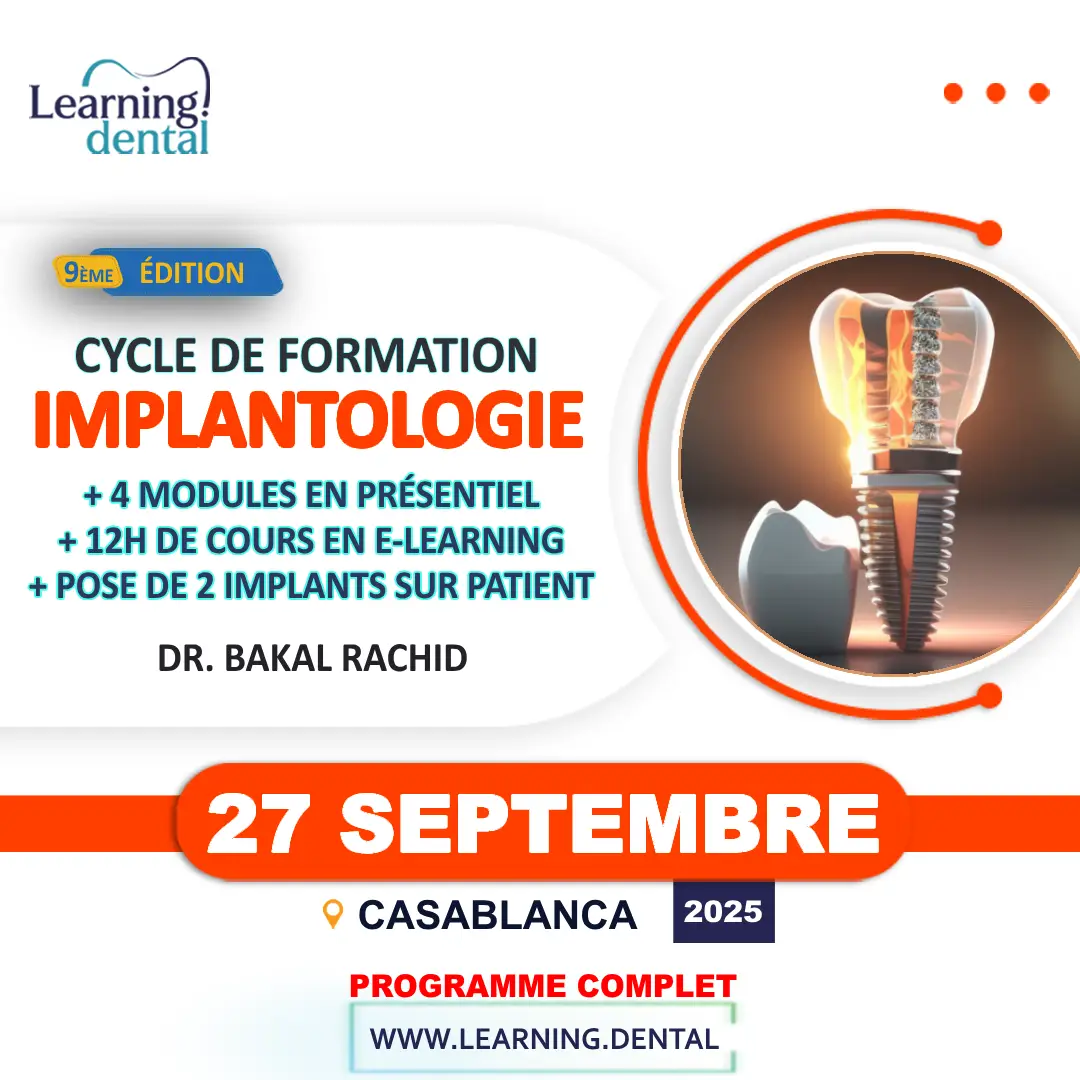 Cycle de formation complet en implantologie