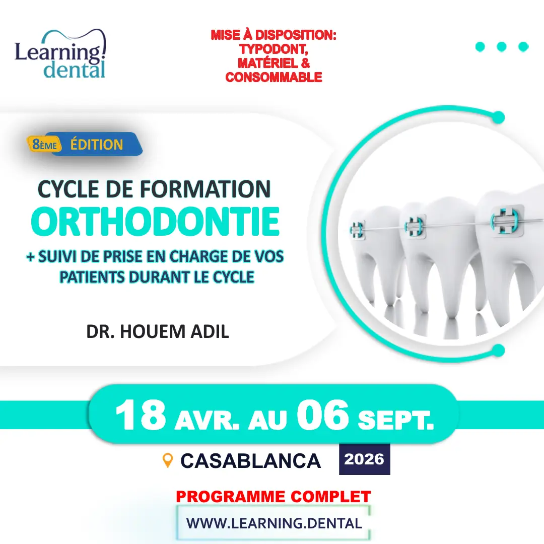Cycle de formation complet en orthodontie 40 Cycle de formation complet en orthodontie