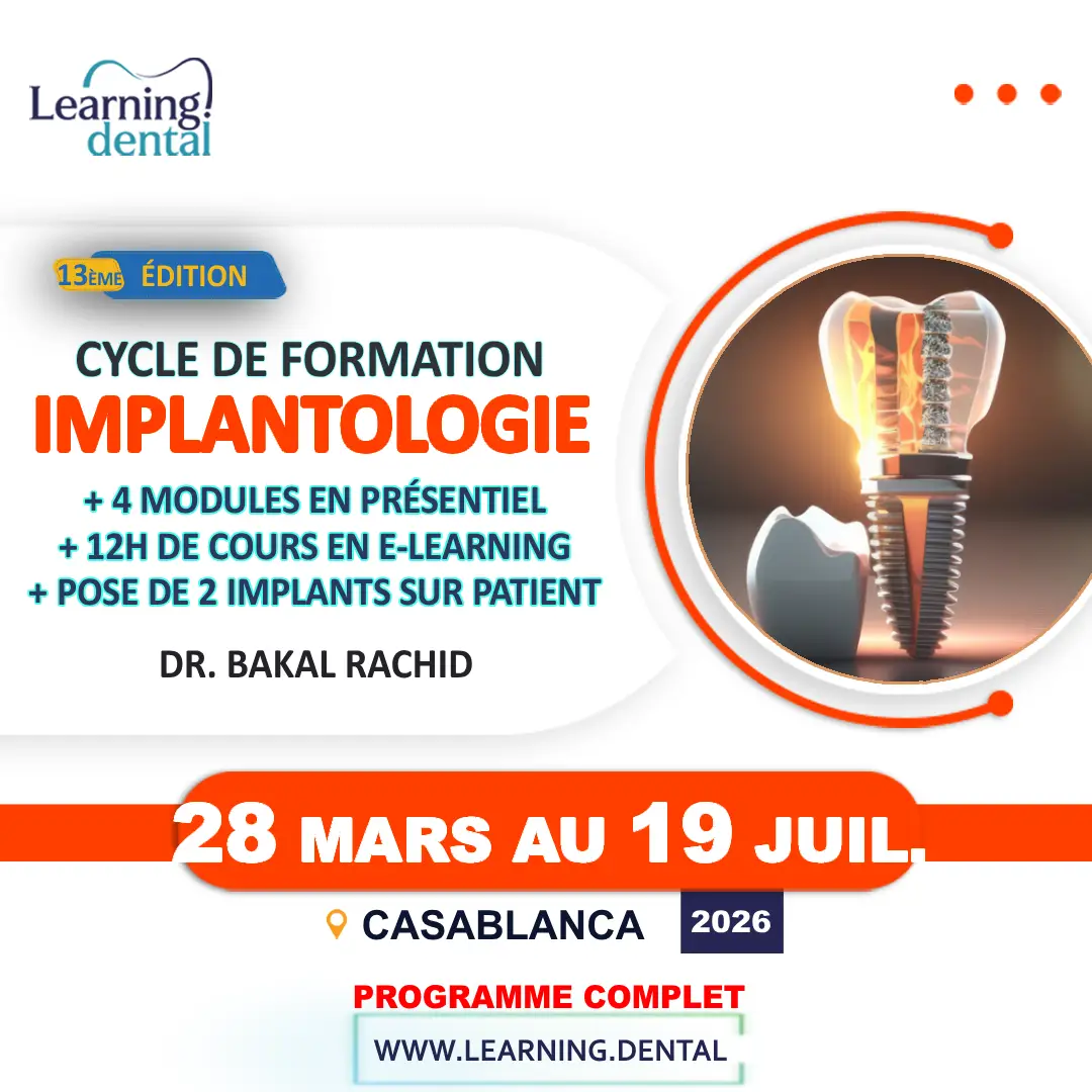CYCLE de formation en IMPLANTOLOGIE
