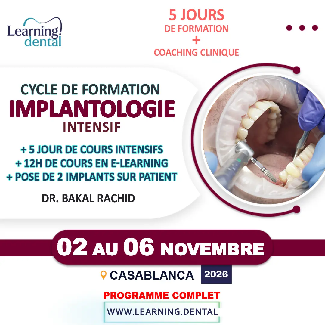 Cycle de formation en implantologie intensif 50 Cycle de formation en implantologie intensif